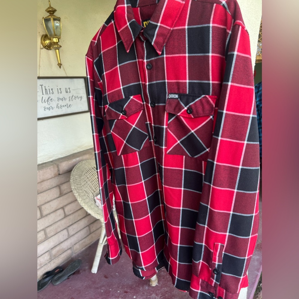 Dixxon XL “fits like a large” 805 flannel prepleat . Great condition